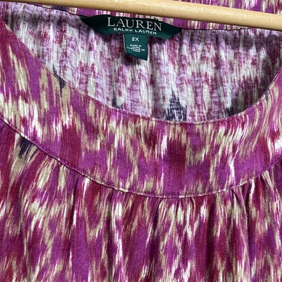 2XL Ralph Lauren Cold Shoulder Top - super comfortable - Picture 2 of 4